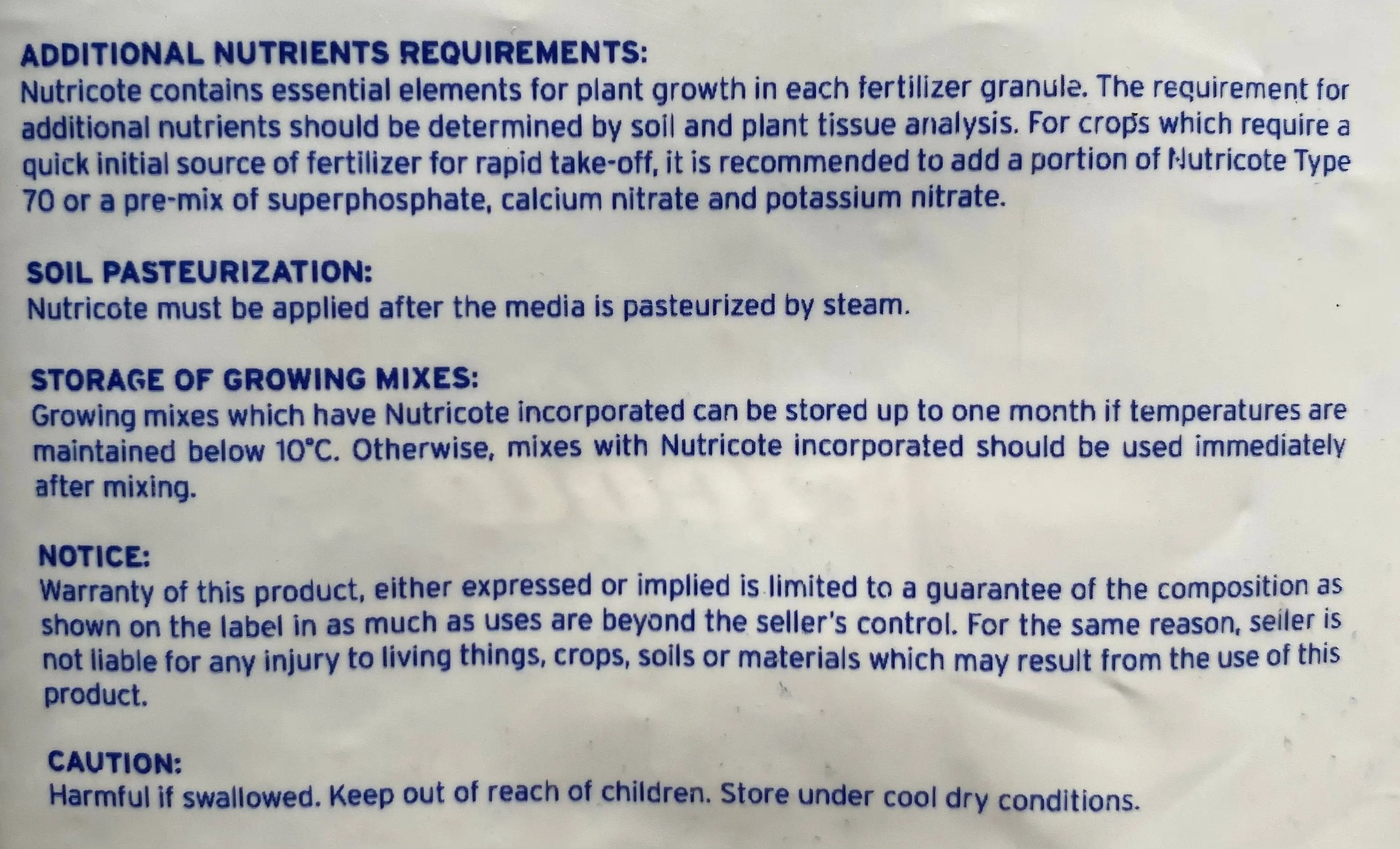 Pre-Bonsai Fertilzer CB Fertilizer